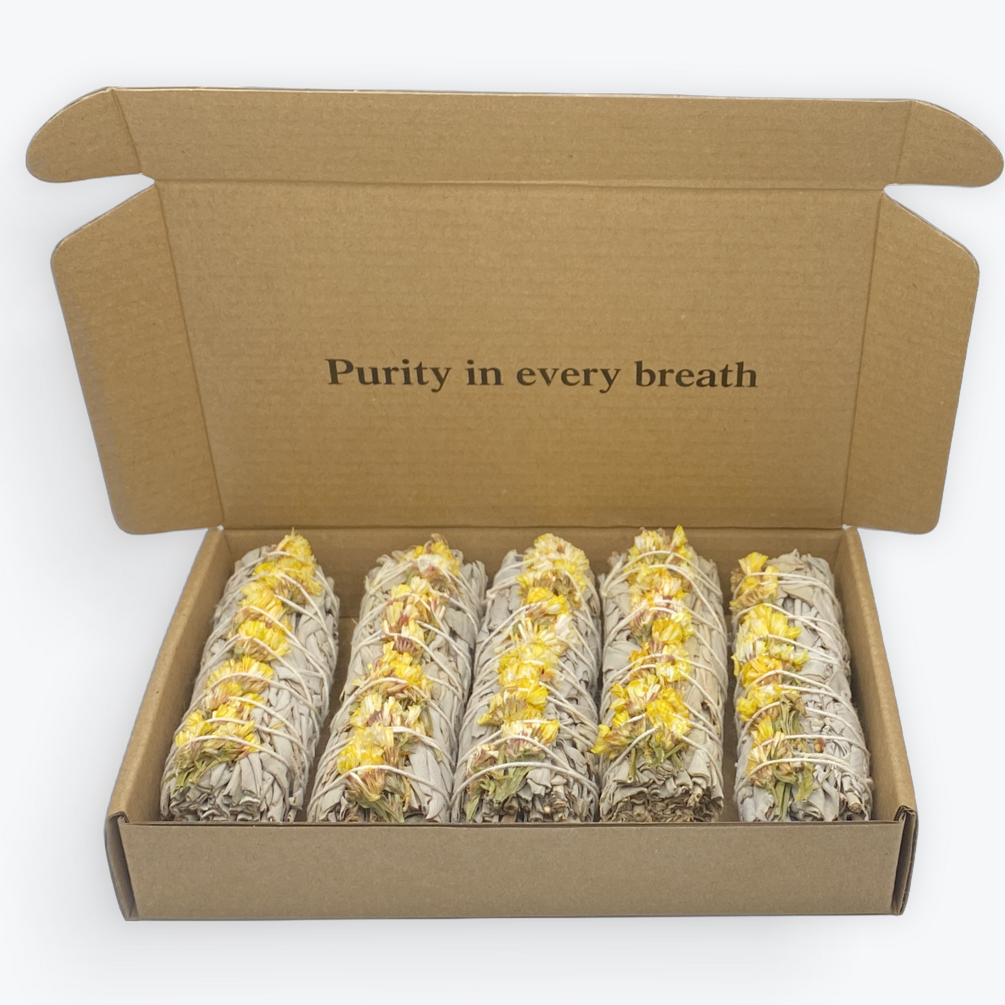 Coffret – 5 Sauges Blanche variété