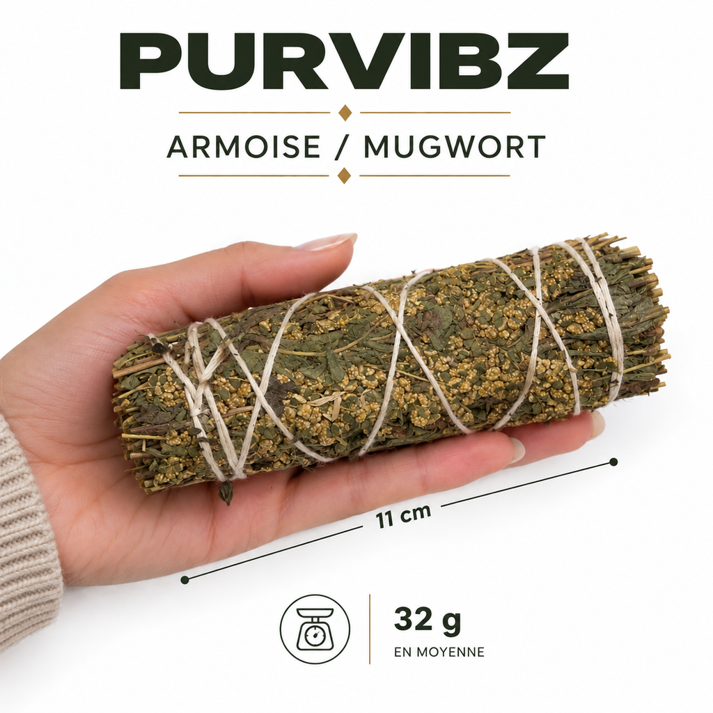Armoise (Mugwort) – Fagot de fumigation