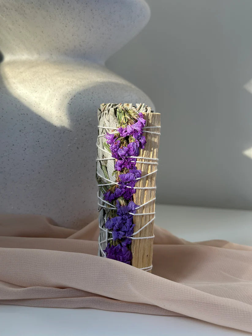 2 Sauges Blanche, Palo Santo et Lavande Violette des Mers - Méditation