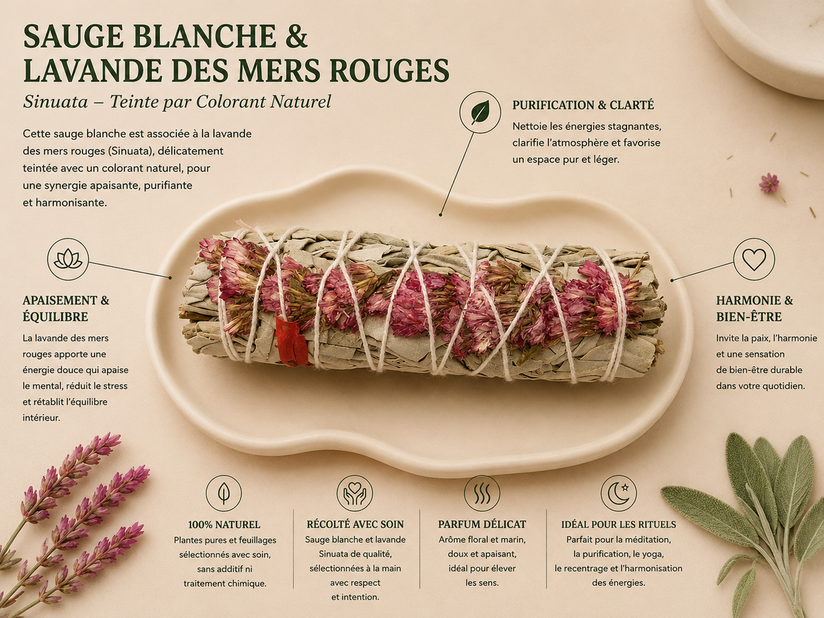 Sauge Blanche & Lavande de Mer Rouge