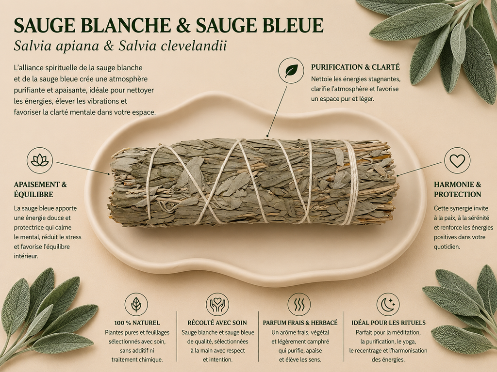 Sauge Blanche & Sauge Bleue