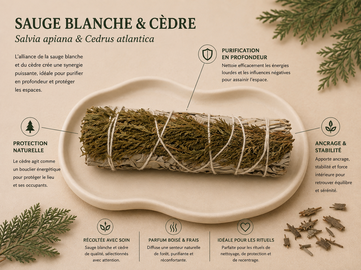 Sauge Blanche & Cèdre